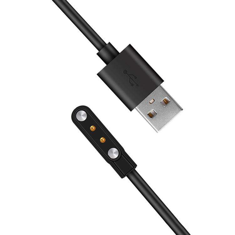 For Xiaomi Haylou Solar LS05 xDfind USB Port Magnetic Charging Cable, Without Chip Pro ... (Black)