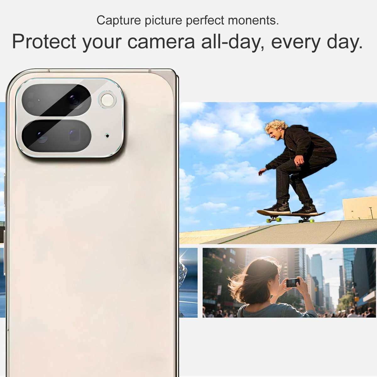 For Google Pixel 10 Pro Fold IMAK Rear Camera Lens Glass Film Thin Version