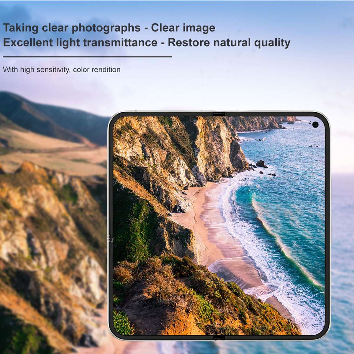 For Google Pixel 10 Pro Fold IMAK Rear Camera Lens Glass Film Thin Version