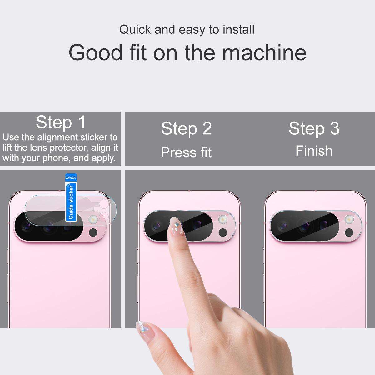 For Google Pixel 10 Pro IMAK Rear Camera Lens Glass Film Thin Version