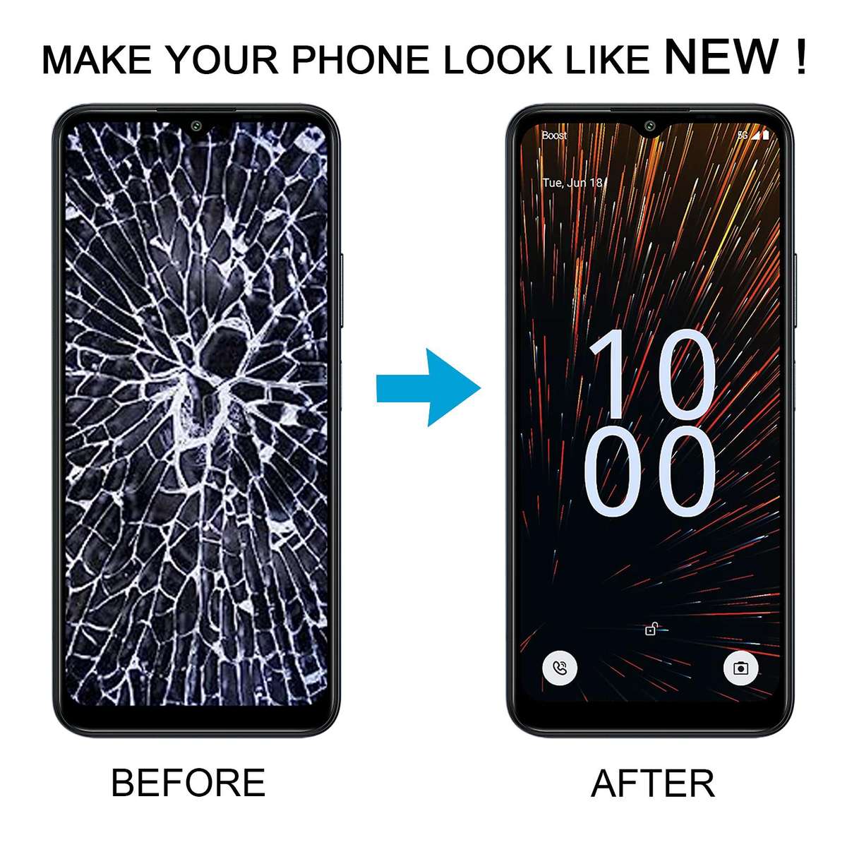 For Boost Celero 5G SC LCD Screen with Digitizer Full Assembly