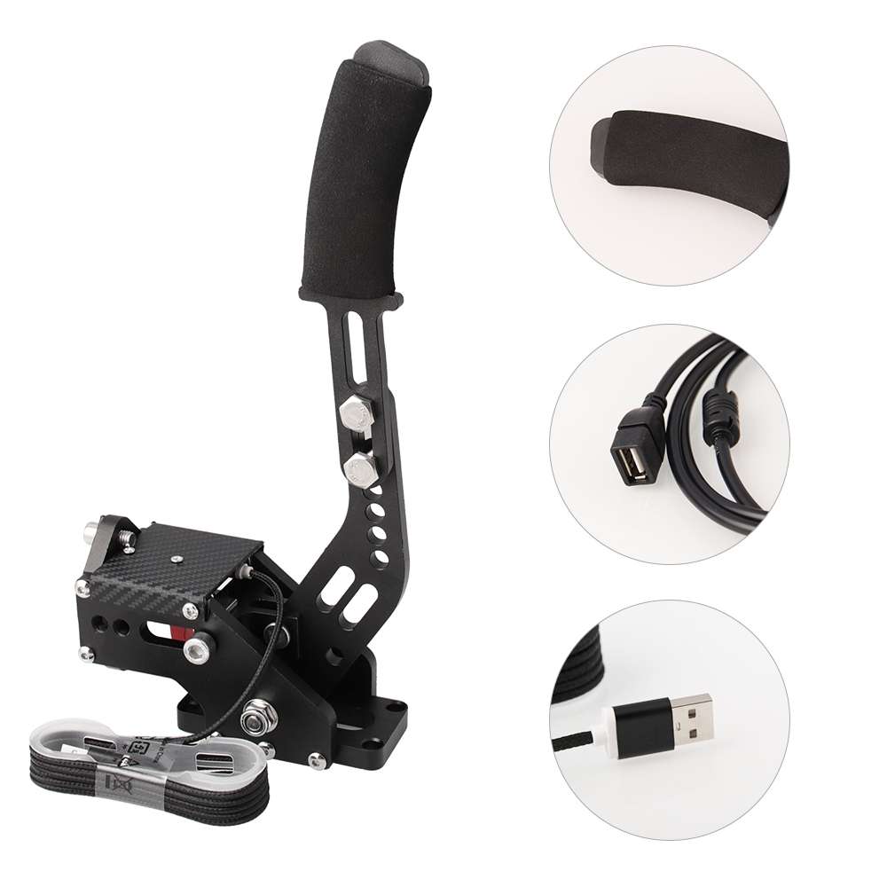 Universal USB Horizontal Drift Rally Racing Handbrake Lever Professional Gaming Peripherals for Raci
