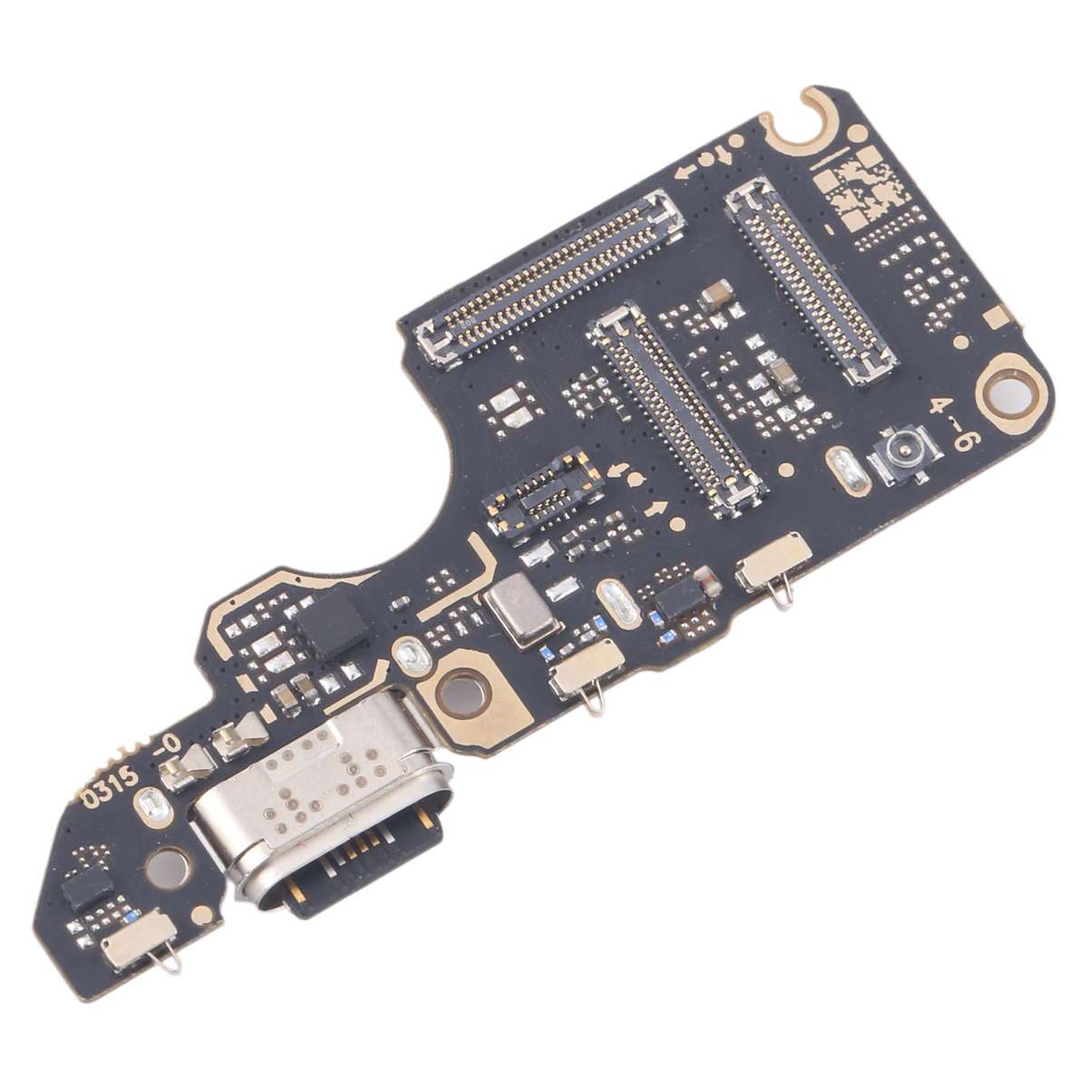 For vivo V40 Pro 5G V2347 Charging Port Board With SIM Card Holder Socket, Not Supporting Fast Charg