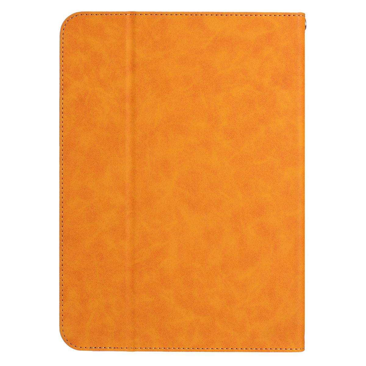 7-8 inch Multifunctional Wristband Leather Tablet Case(Yellow)