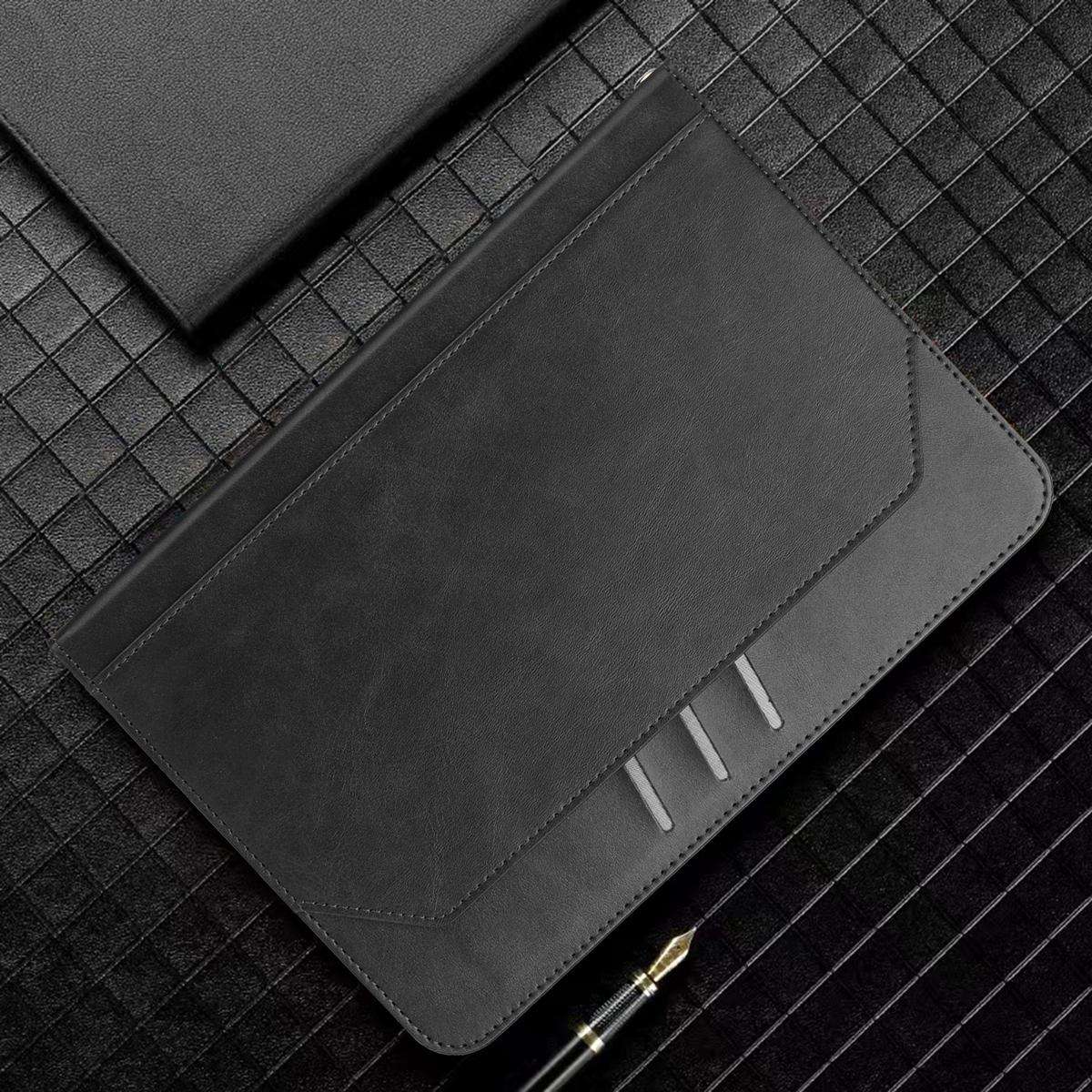 7-8 inch Multifunctional Wristband Leather Tablet Case(Black)