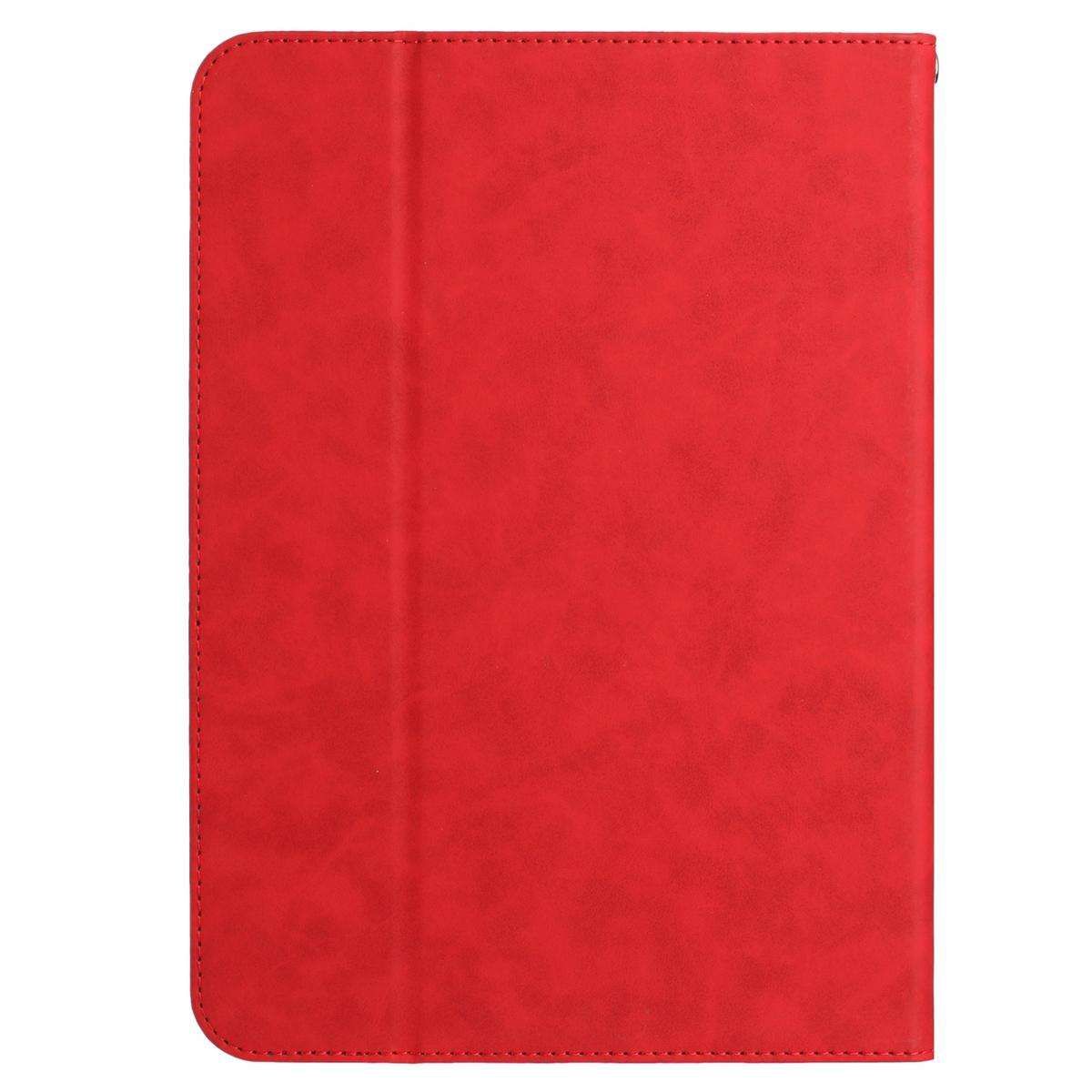 7-8 inch Multifunctional Wristband Leather Tablet Case(Red)