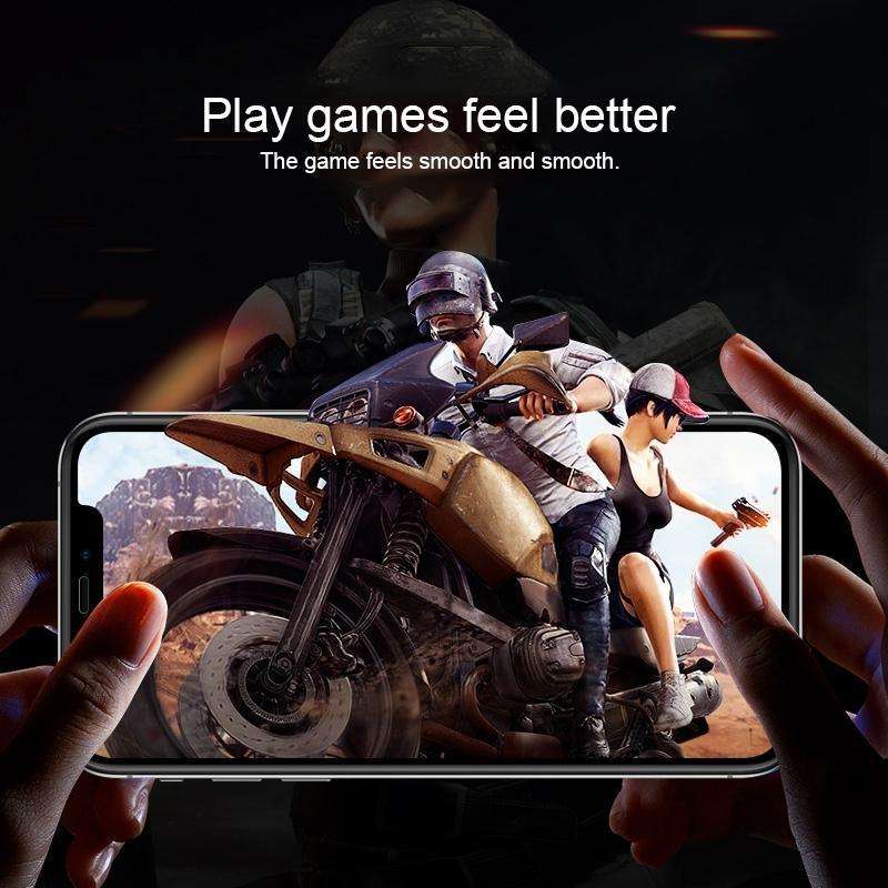 For iPhone 14 Pro Max 9H 0.4mm High Aluminum Large Arc Tempered Glass Film