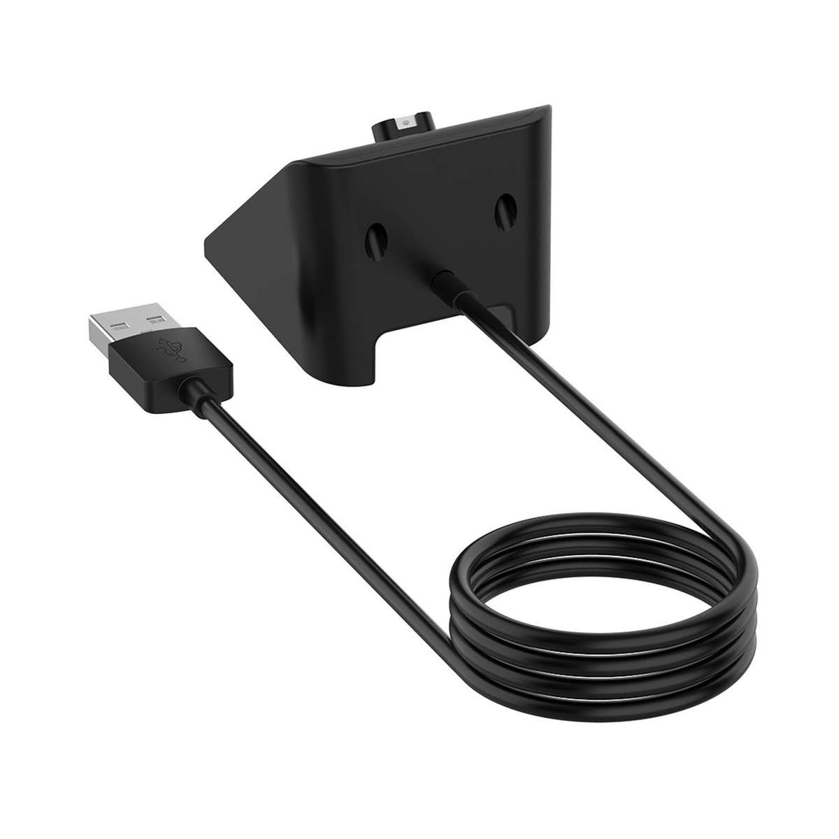 For Garmin Fenix 6 / 6X / 5 / 5X xDfind USB Interface Smart Watch Vertical Dock Charge ... (Black)