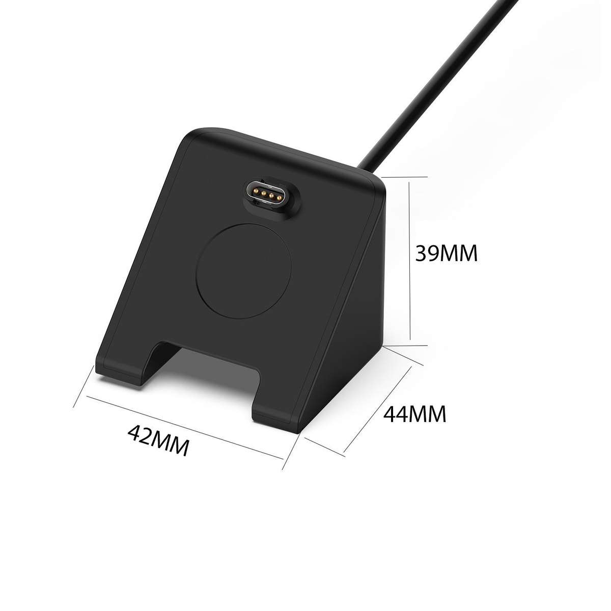 For Garmin Fenix 6 / 6X / 5 / 5X xDfind USB Interface Smart Watch Vertical Dock Charge ... (Black)