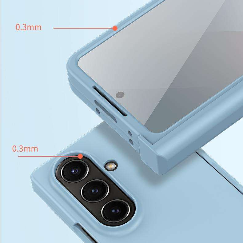 For Samsung Galaxy Z Fold7 5G 3 in 1 Skin Feel PC Phone Case(Lemon Yellow)