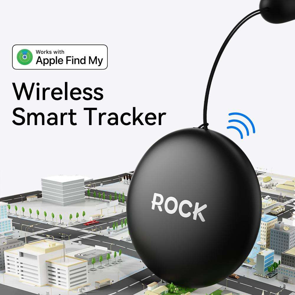 ROCK Tag Wireless Smart Tracker Positioning Anti-lost Device(Black)