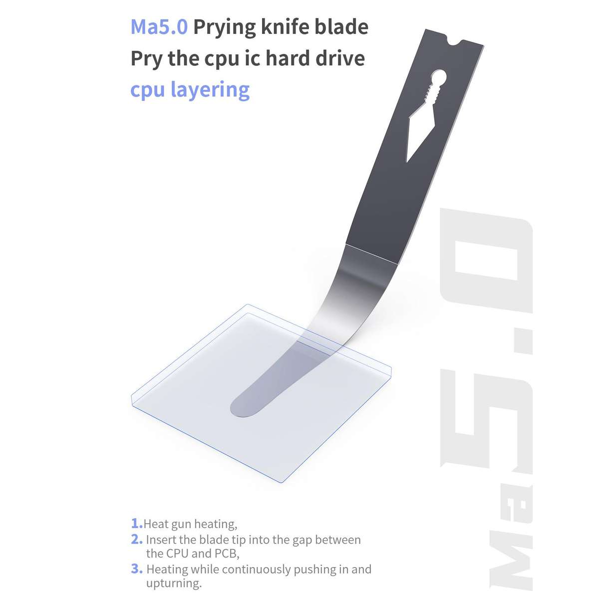 18 Kinds 5 in 1 High Toughness Soft Handmade Polishing Blade, Model:Ma1.0