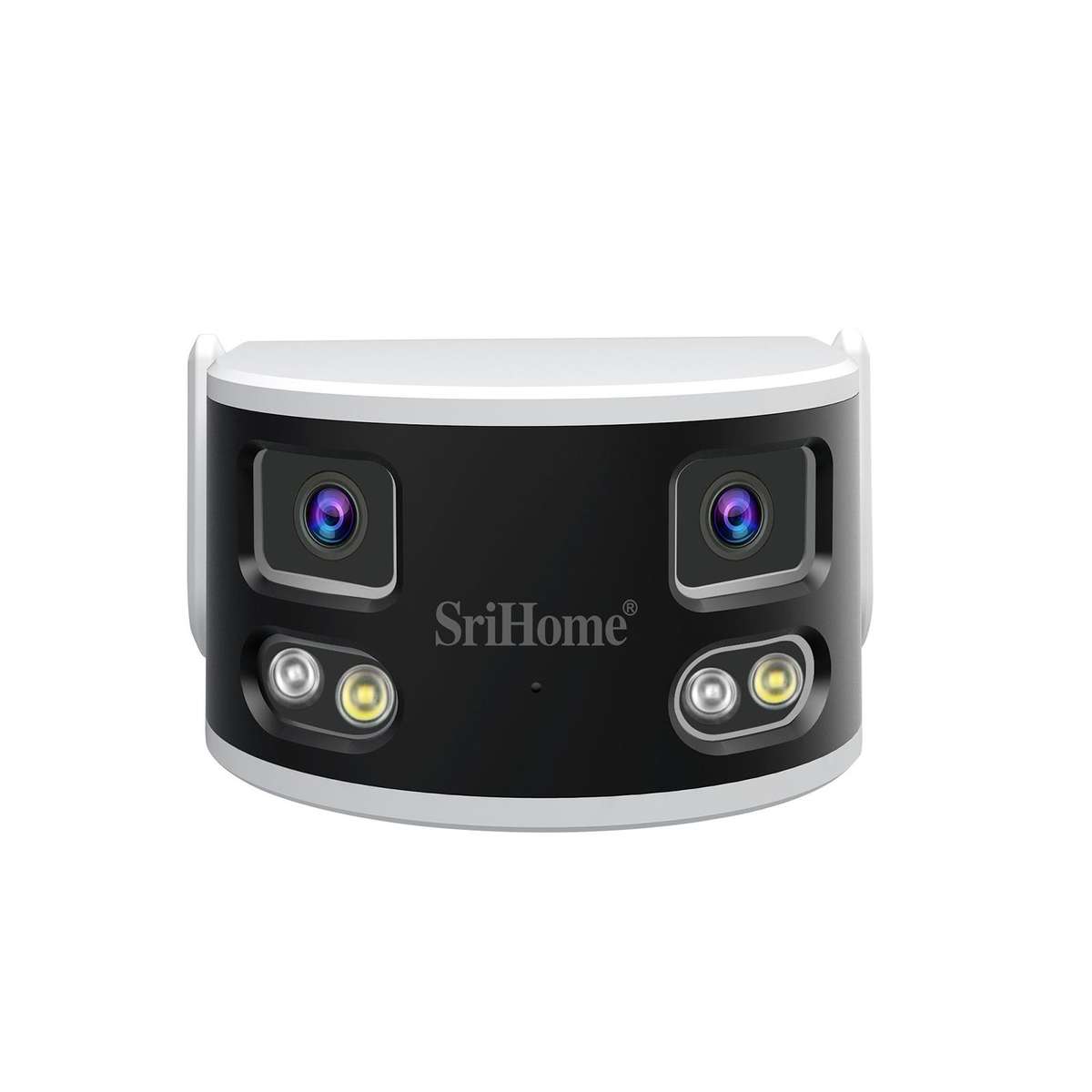 SriHome SH070 4MP Binocular Stitching Ultra-wide Angle Waterproof Camera Supports Full-color Night V