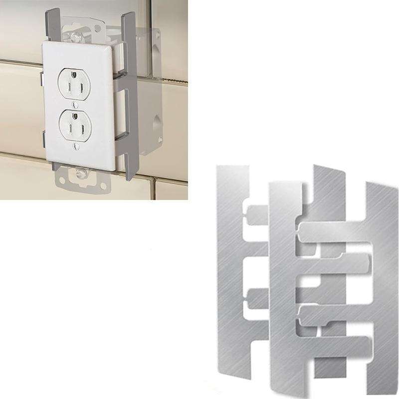 10pcs/Pack Switch Box Bracket Electrical Box F Clamp Loose Power Socket Repairer
