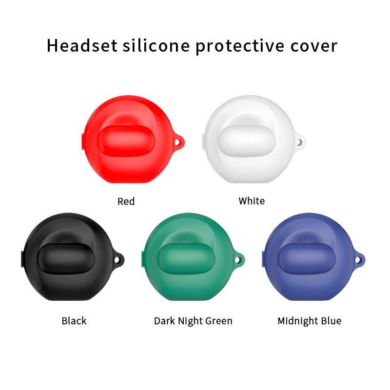 For Anker Soundcore V40i Wireless Earphone Silicone Protective Cover(Dark Green)
