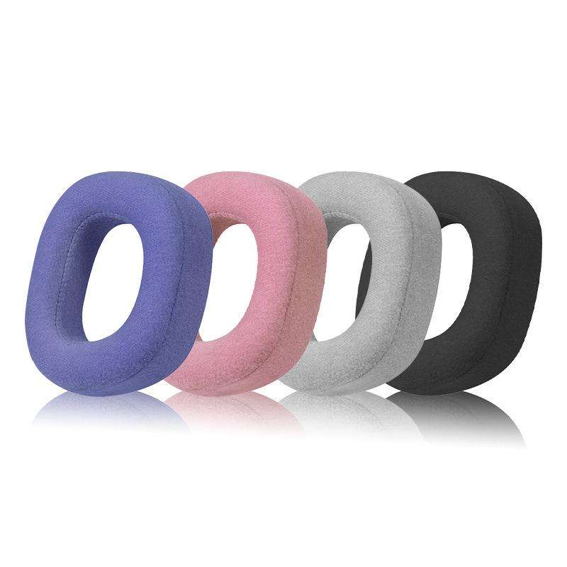 1 Pair Velvet Replacement Earpads For Corsair HS80 Max / HS80 USB Wired / HS81 RGB(Black)