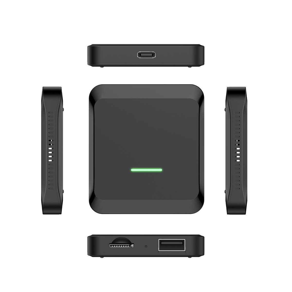 A113 Android 13 Wired CarPlay, Android Auto to Wireless Smart Box(Black)