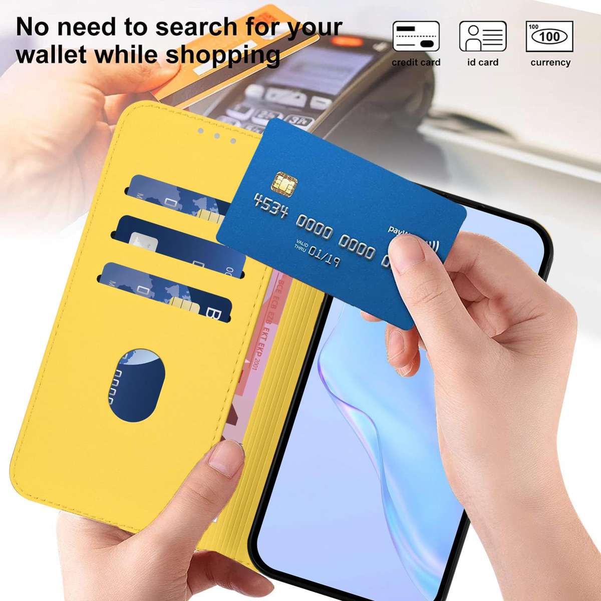 For Xiaomi Civi 5 Pro 5G Skin Feel Solid Color Leather Phone Case with Lanyard(Lemon Yellow)