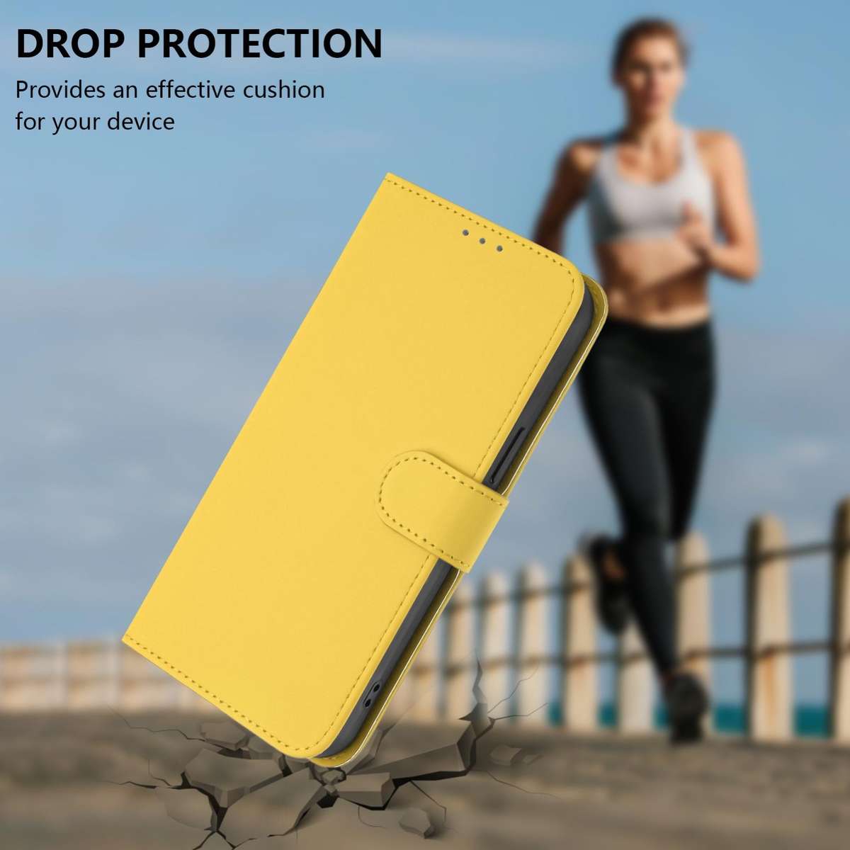 For Xiaomi Civi 5 Pro 5G Skin Feel Solid Color Leather Phone Case with Lanyard(Lemon Yellow)
