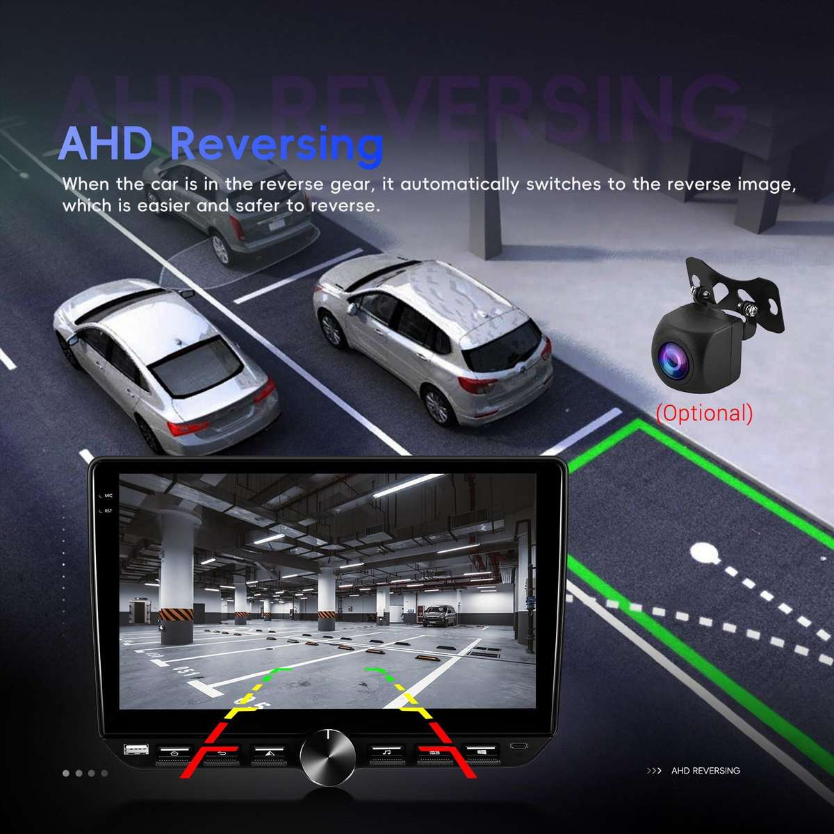 10 inch Screen Android 15 Car Navigation Audio Video Integrated Machine, Specification:Standard+AHD+