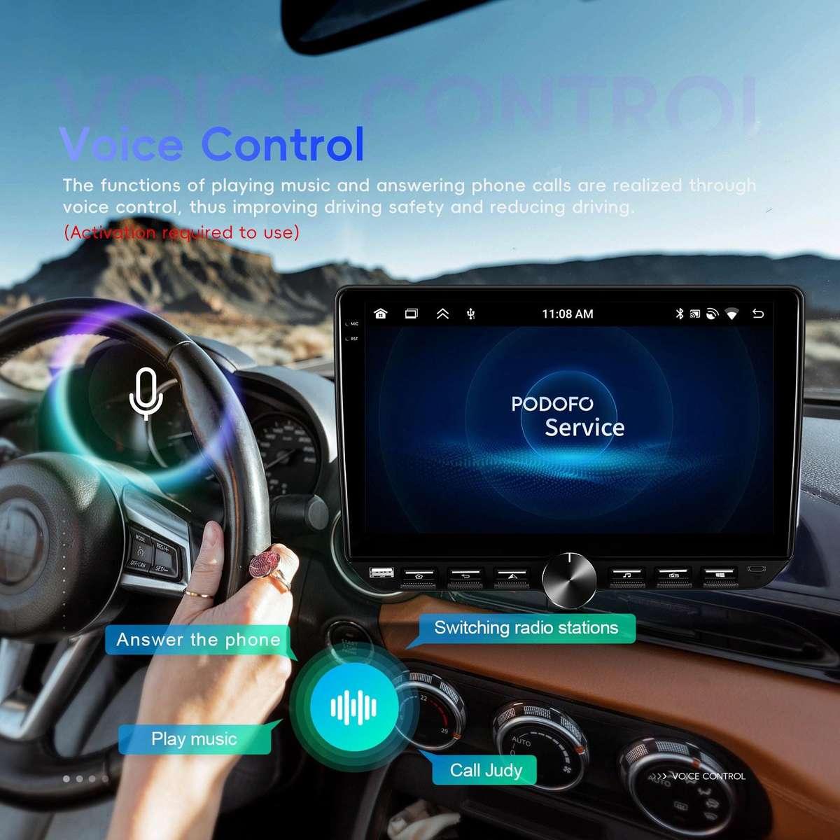 10 inch Screen Android 15 Car Navigation Audio Video Integrated Machine, Specification:Standard+AHD+