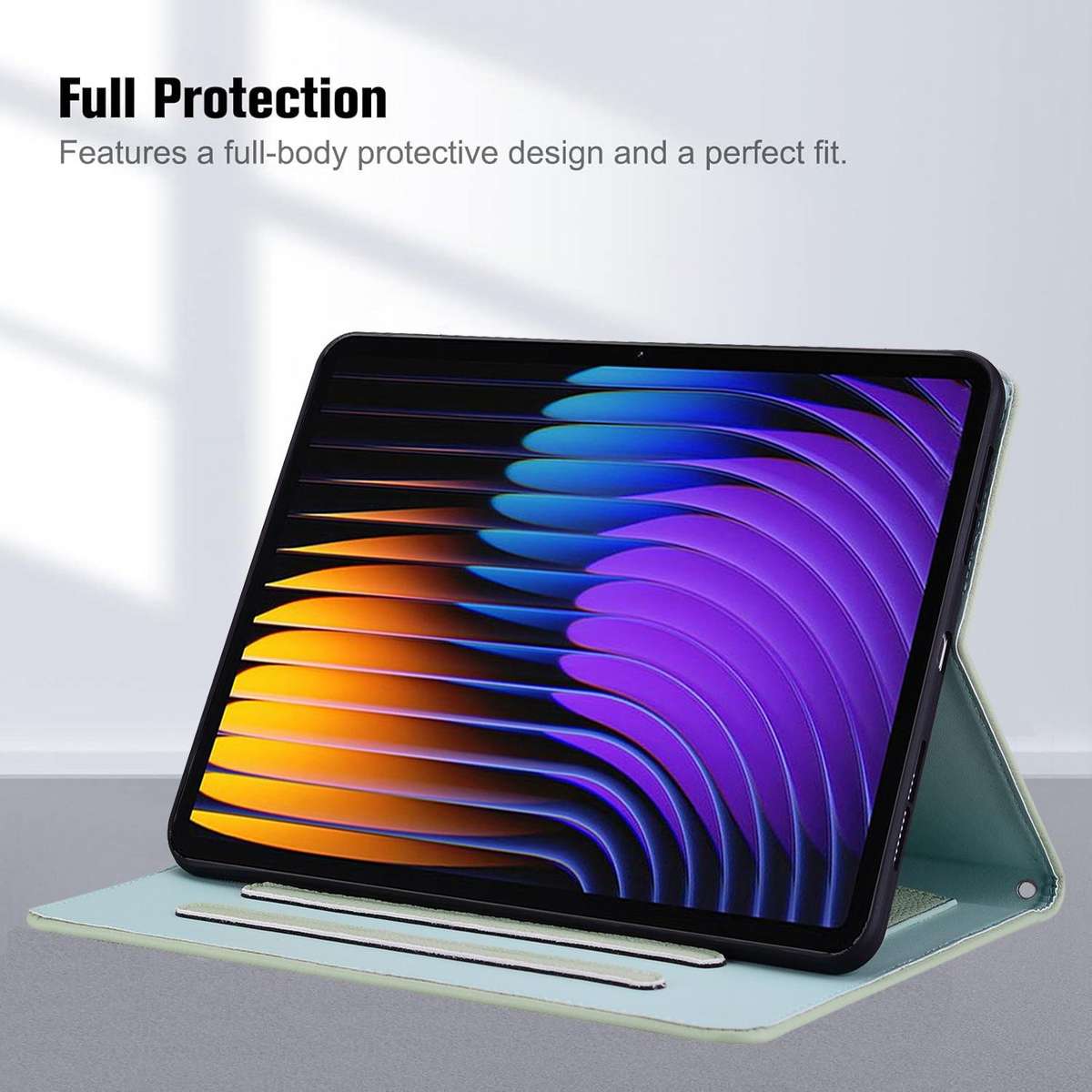 For Xiaomi Pad 8 / 8 Pro 7 / 7 Pro Cat Skin-feel Litchi Leather Tablet Case(Green)