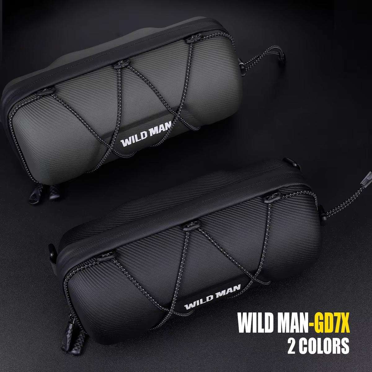 WILD MAN GD7X Mountain Bicycle EVA Hard Shell Handlebar Bag Quick Release Bracket(Black)
