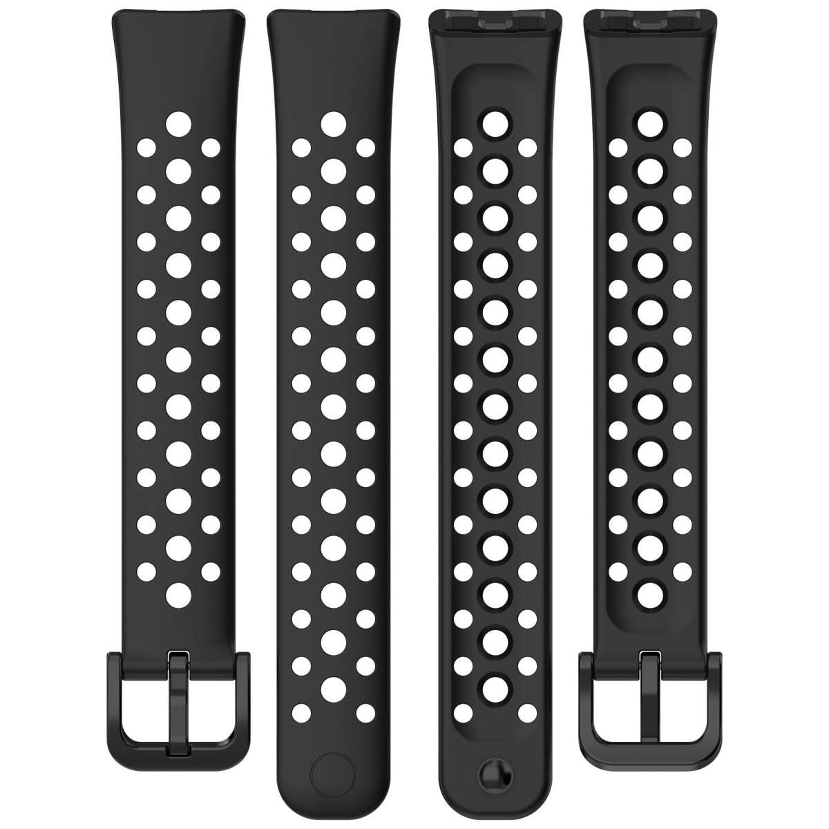 For Huawei Band 10 / 9 / 8 xDfind Hole Style Breathable Silicone Watch Band(White)