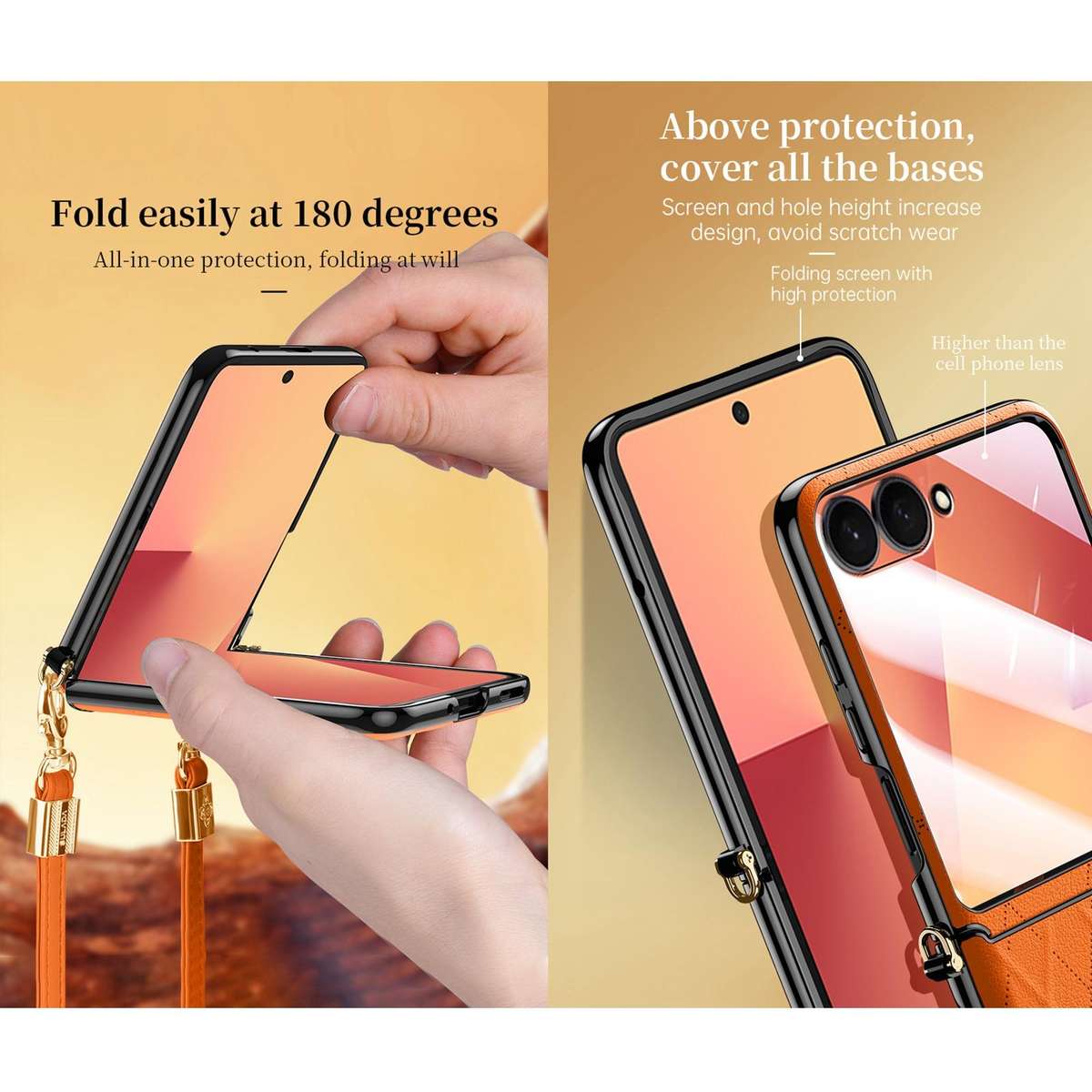 For Samsung Galaxy Z Flip7 5G SULADA Elegant Rhombic Texture Folding Phone Case with L ... (Green)