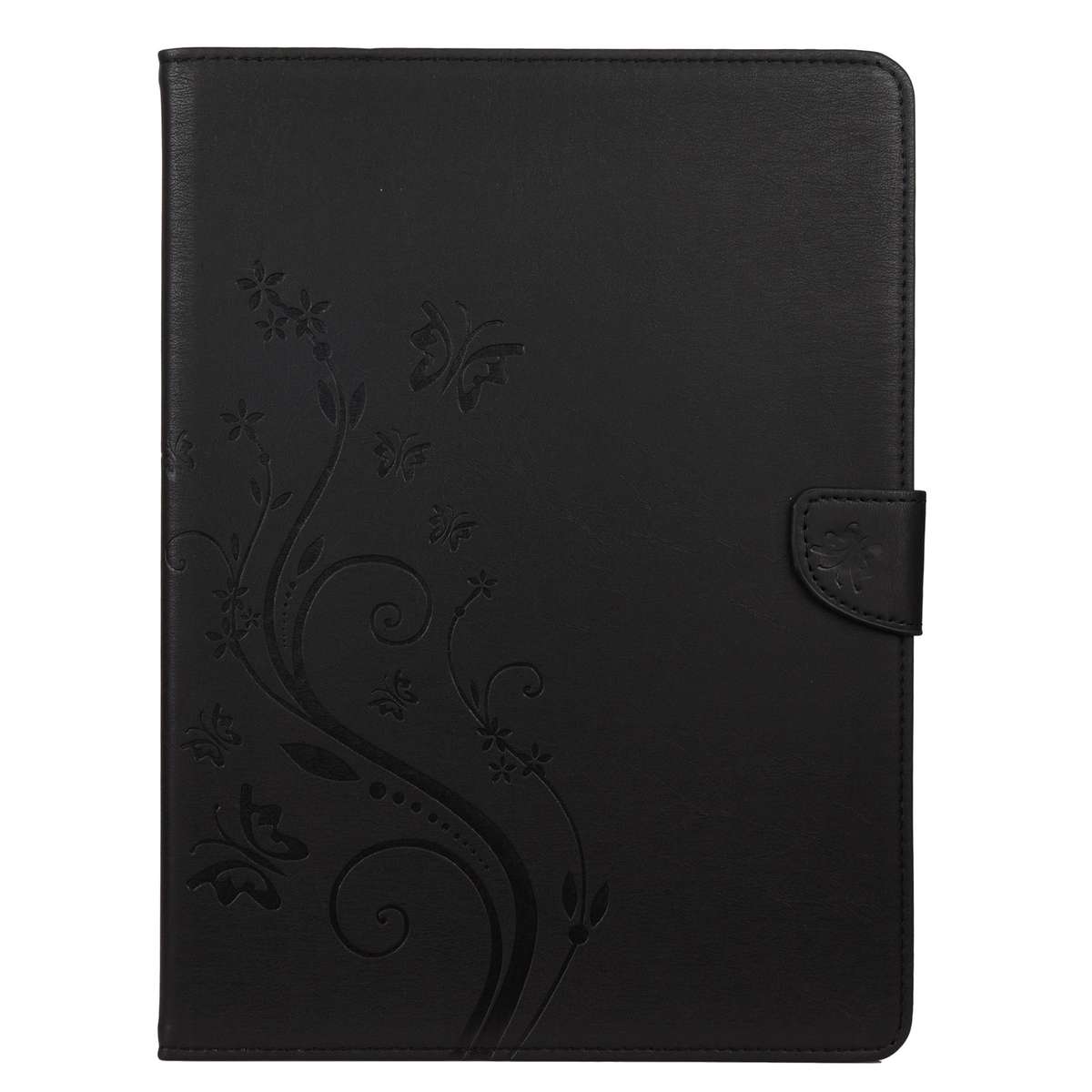 For iPad Pro 11 (2020) Butterfly Flower Embossing Pattern Horizontal Flip Leather Tabl ... (Black)