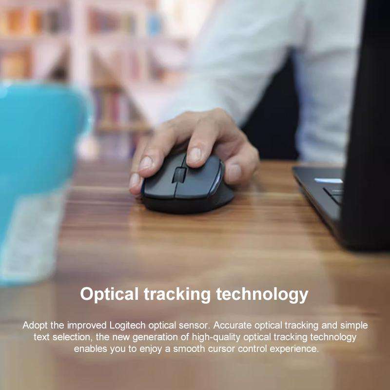 Logitech M275 1000dpi 2.4GHz Wireless Mouse with USB(Black)