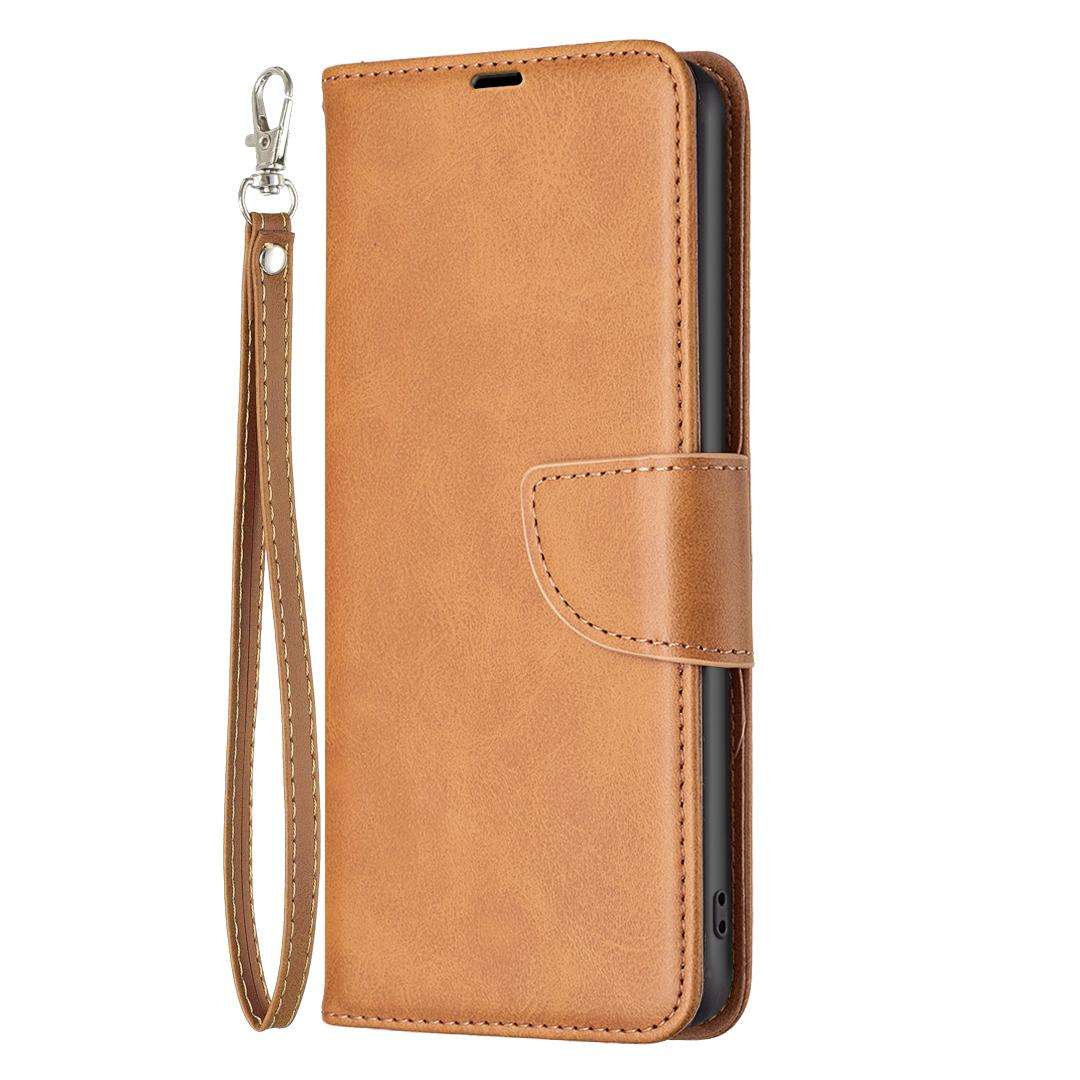 For Tecno Pova Curve 2 5G Lambskin Texture Pure Color Flip Leather Phone Case(Yellow)