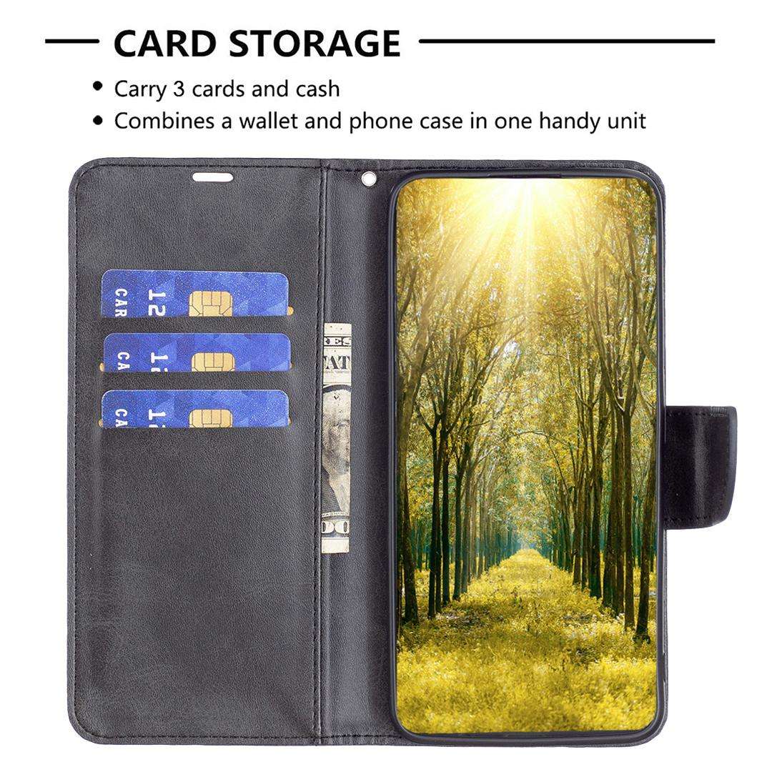For Tecno Pova Curve 2 5G Lambskin Texture Pure Color Flip Leather Phone Case(Black)