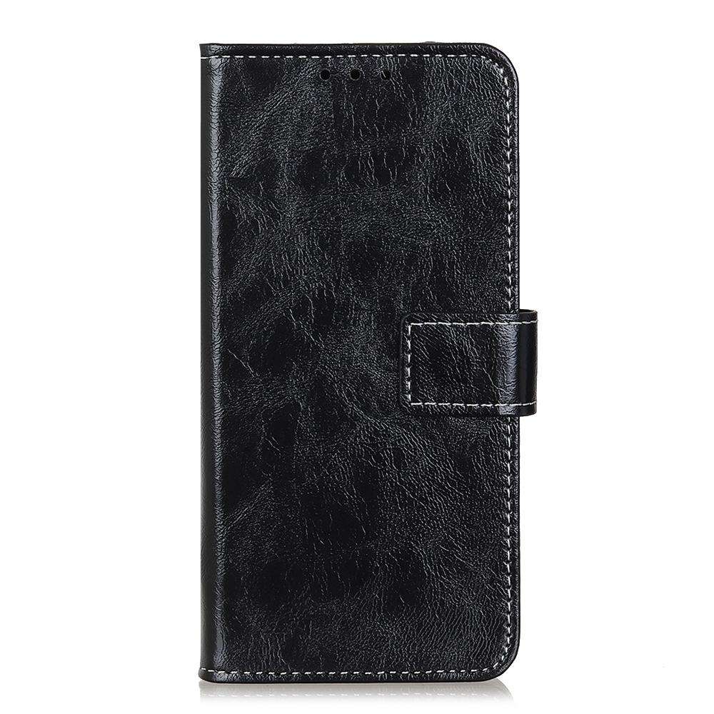 For Redmi K90 Pro Max/Poco F8 Ultra Retro Crazy Horse Texture Leather Phone Case(Black)