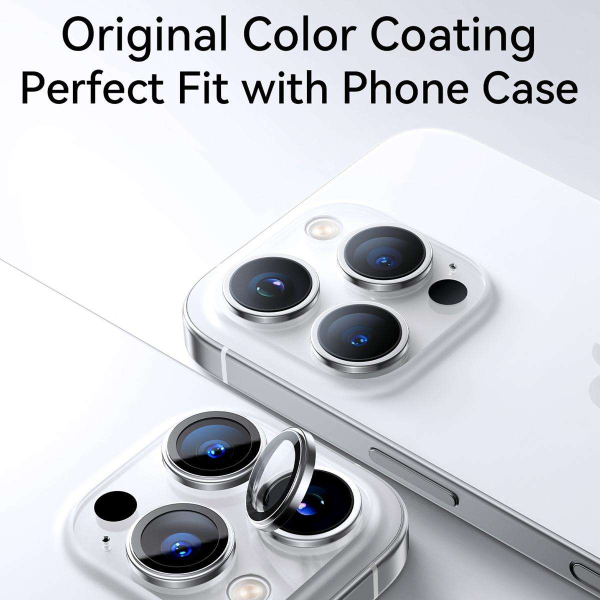 For iPhone 17 Pro / 17 Pro Max JOYROOM Knight Series 9H HD Lens Protective Film(Orange)