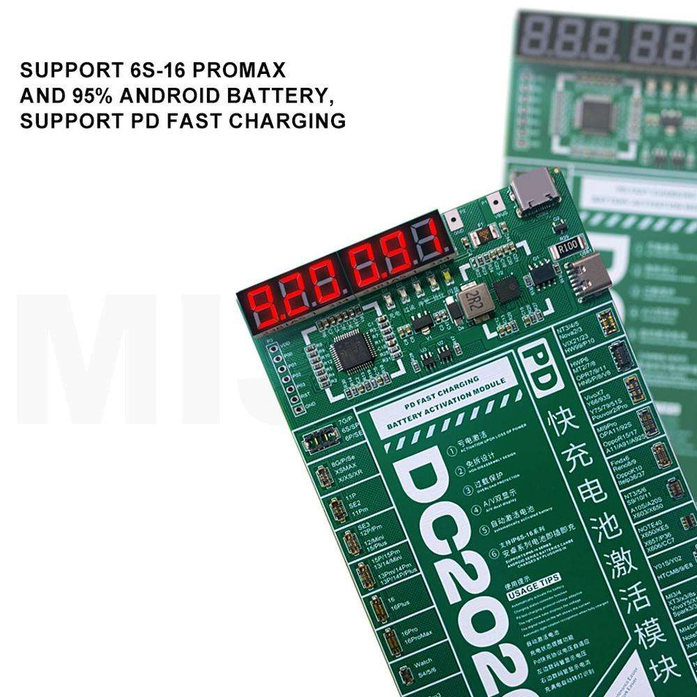 Mijing DC2026 PD Fast Charging Battery Activation Module for iPhone 6S-16 Pro Max & Most Android ...