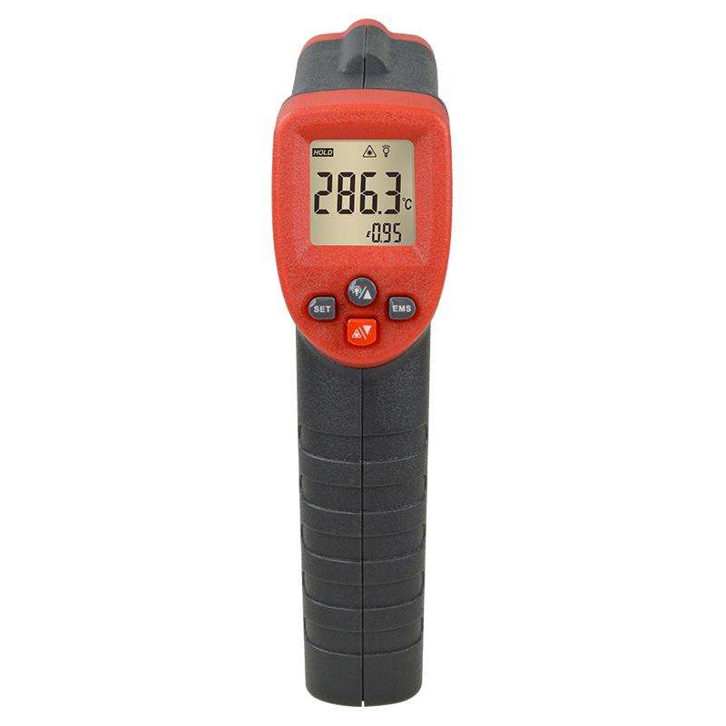 Wintact WT550 Portable Infrared Thermometer, Measuring Range: -50 to 550 Degrees Celsius(Black Red)