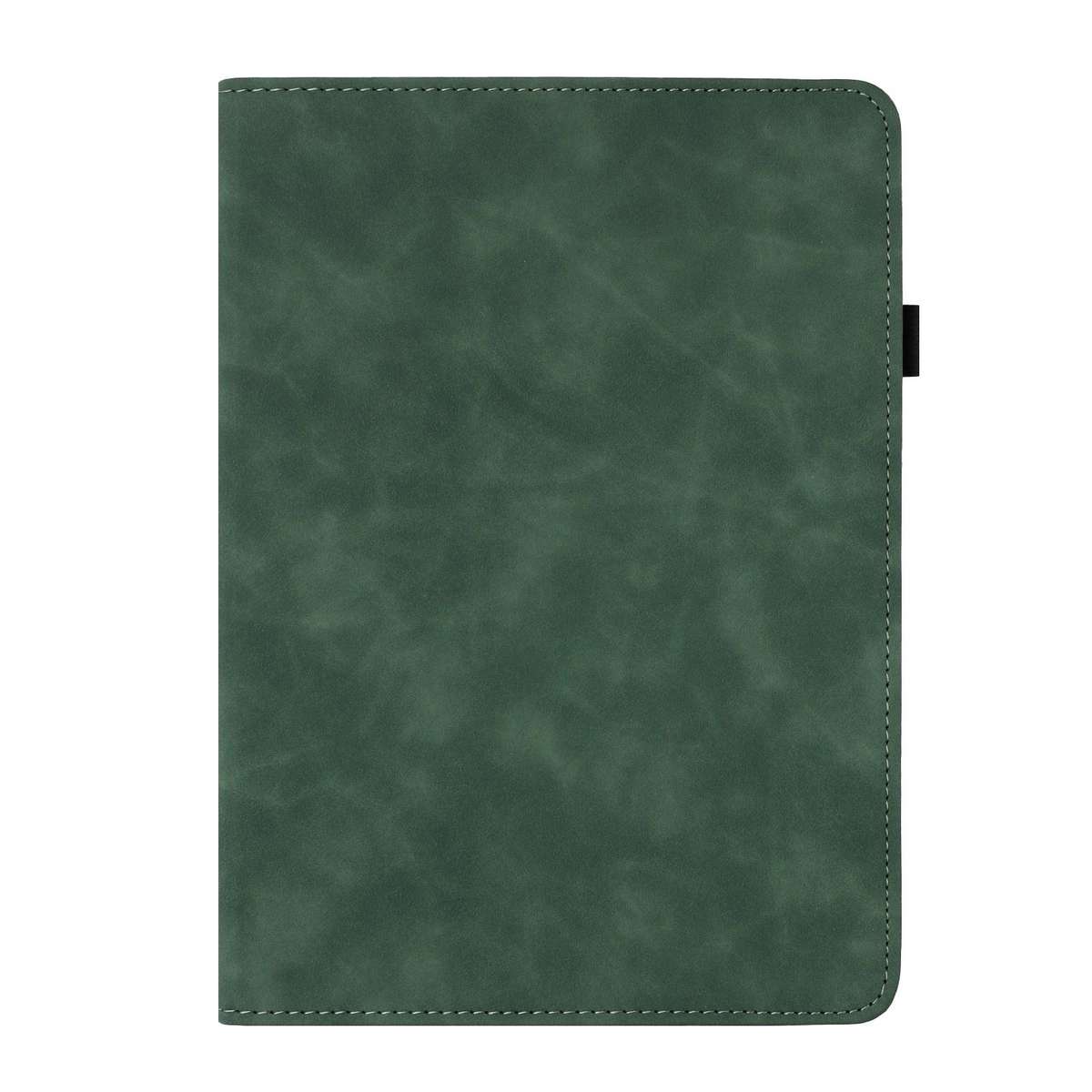 For Samsung Galaxy Tab A7 2020 Solid Color Rotation Holder Leather Smart Tablet Case(Green)