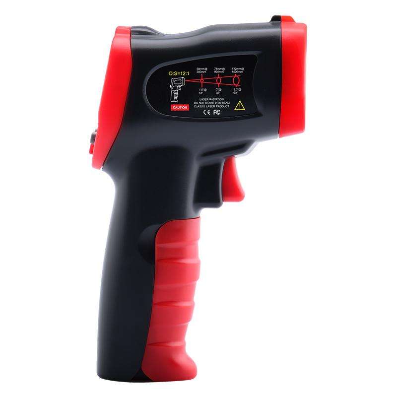 Wintact WT326A Portable Infrared Thermometer, Measuring Range: -50 to 400 Degrees Celsius(Black Red)