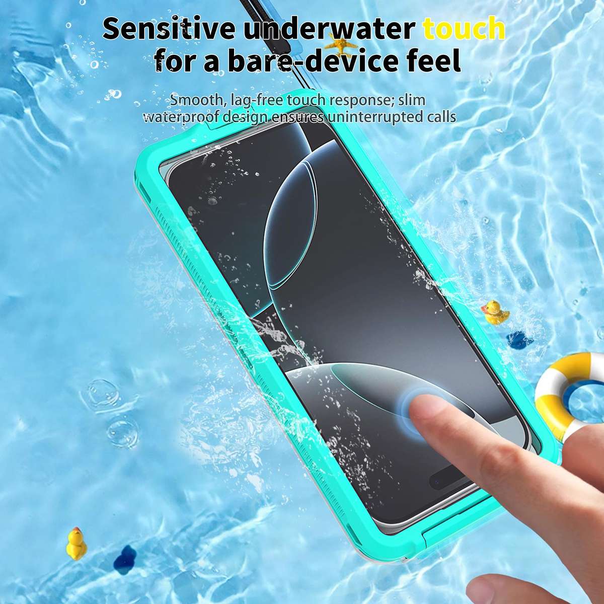 RedPepper G80 Pro Diving Protective Cover, Waterproof Depth: 15m(Light Blue)