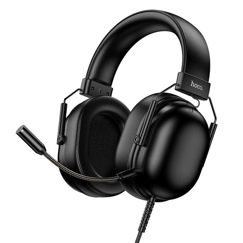 hoco W113 Dynamic Wired USB7.1 Channel Gaming Headset(Black)