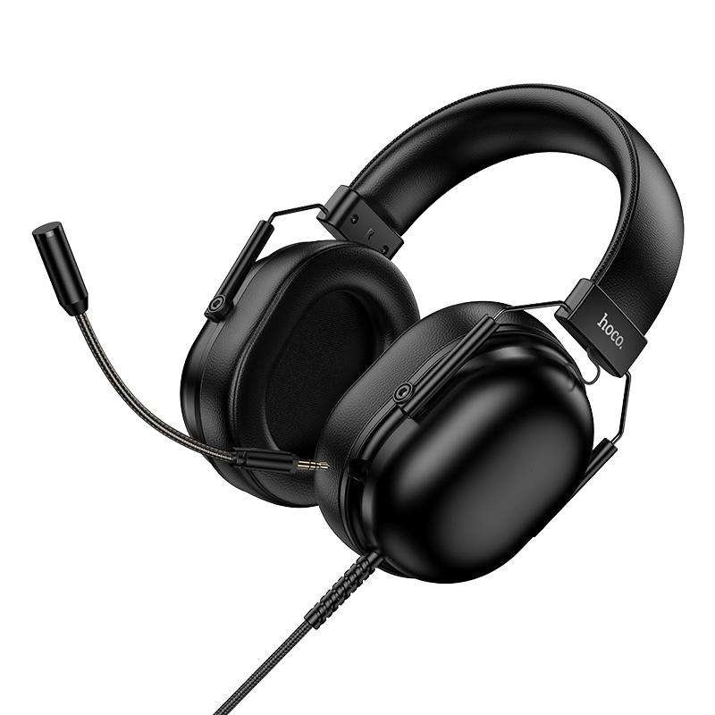 hoco W113 Dynamic Wired USB7.1 Channel Gaming Headset(Black)