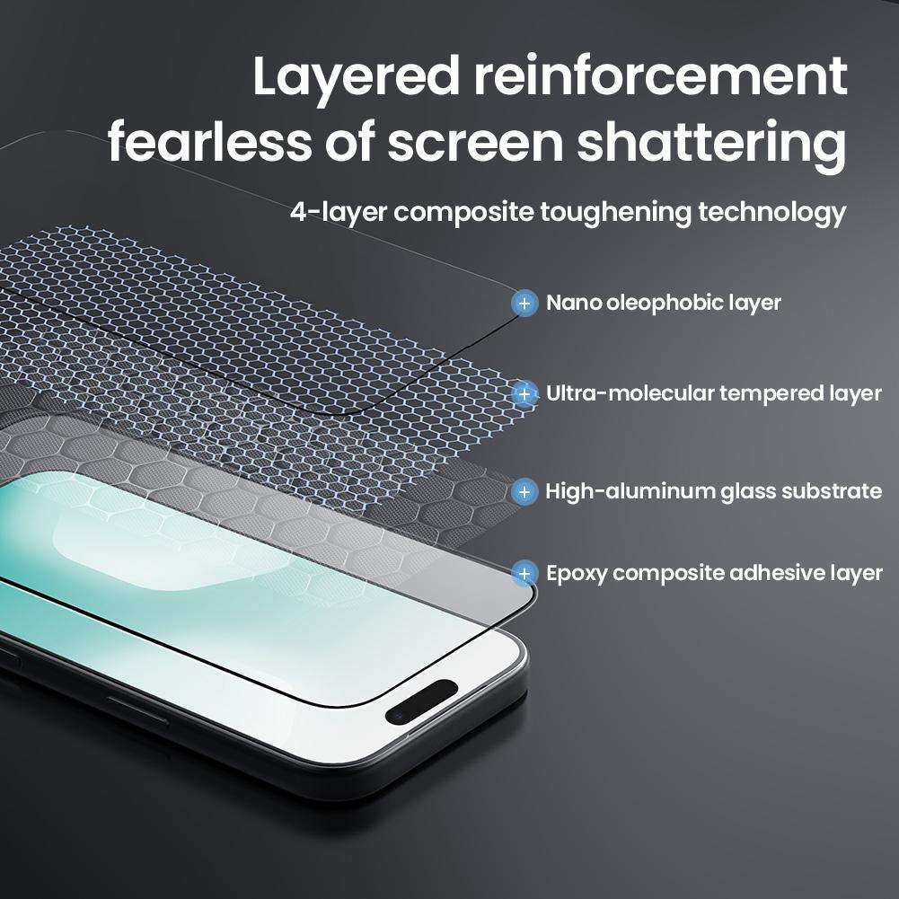 For iPhone 17 Pro Max NILLKIN CP+Pro Explosion-proof Tempered Glass Film with Dust-free Cabin