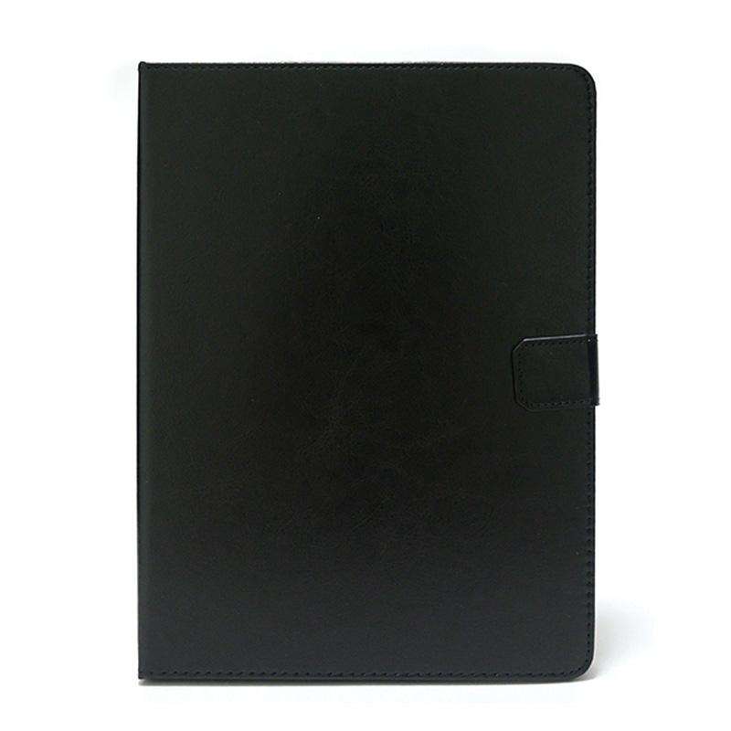 10 inch Buckle Hook Crazy Horse Pattern Leather Tablet Case(Black)
