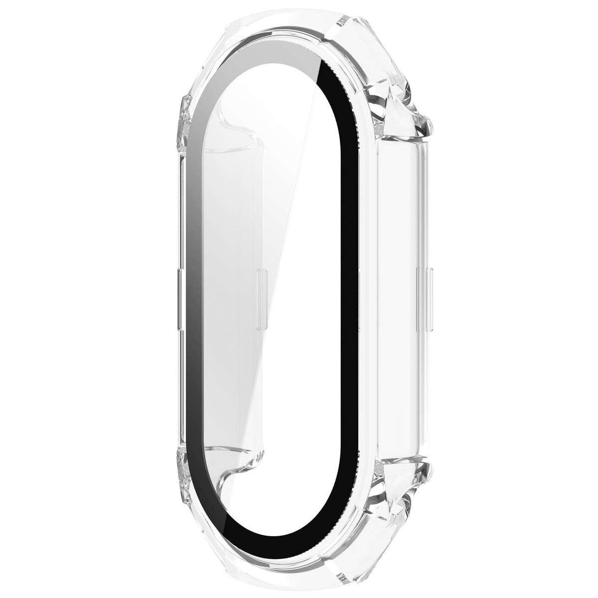 For Xiaomi Smart Band 9 / 9 NFC xDfind Armor Tempered Film Integrated PC W ... (Transparent White)