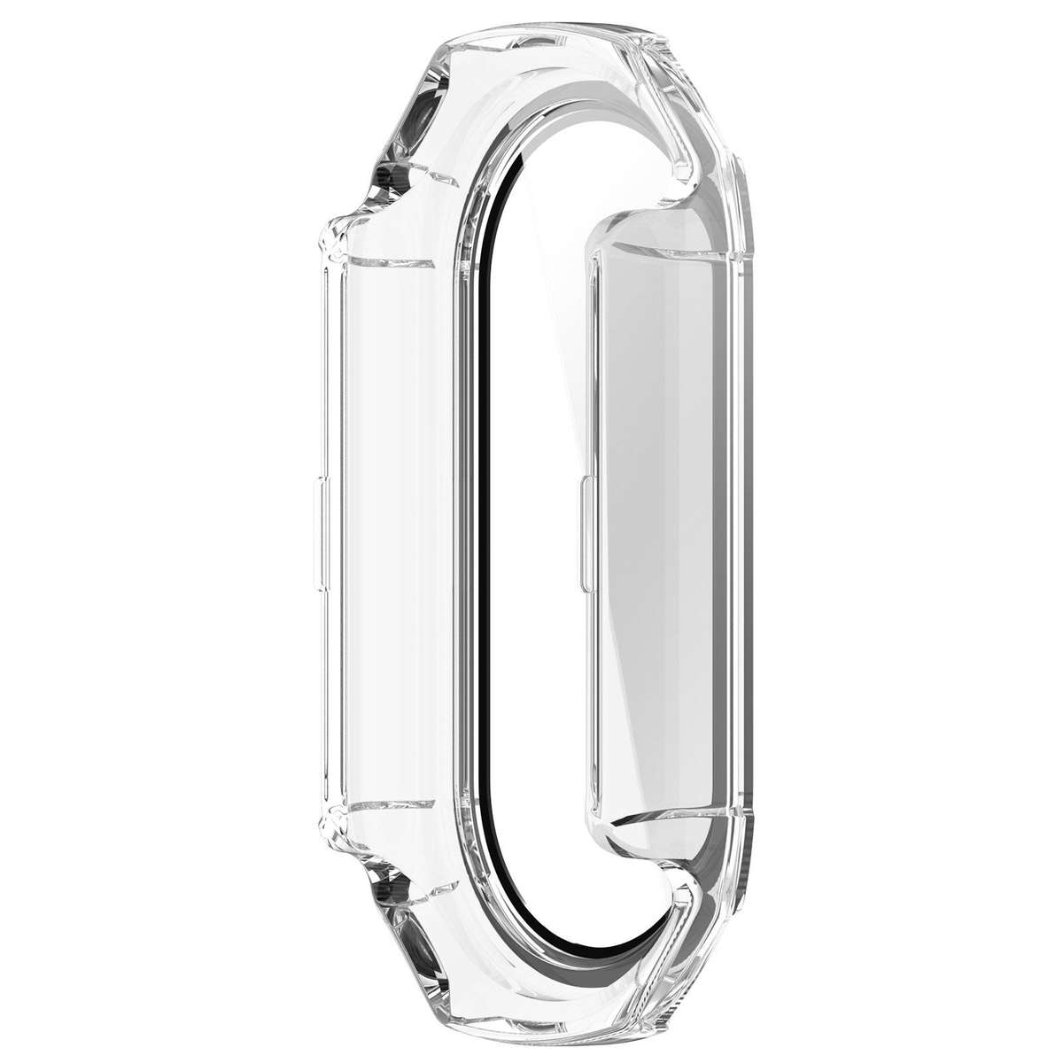 For Xiaomi Smart Band 9 / 9 NFC xDfind Armor Tempered Film Integrated PC W ... (Transparent White)