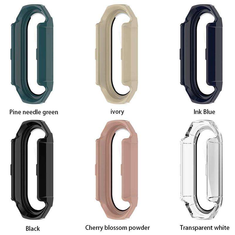 For Xiaomi Smart Band 9 / 9 NFC xDfind Armor Tempered Film Integrated PC W ... (Transparent White)