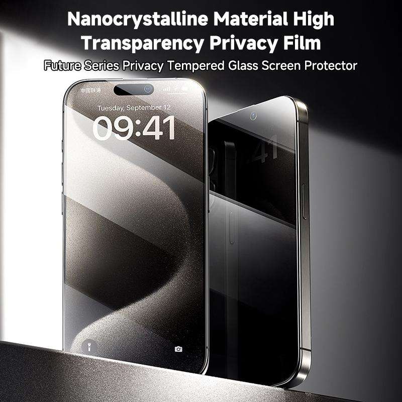 For iPhone 16 Pro Max REMAX Future Ultra-Soft Series WL-03 Privacy Tempered Glass Film