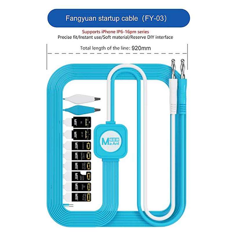 MaAnt FY-03 Power Boot DIY-Friendly Startup Cable for iPhone 6 to 16 Pro Max, without 16e