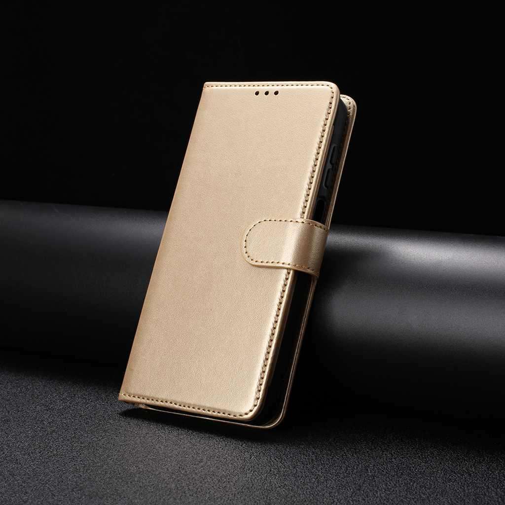 For Samsung Galaxy S20 FE Lambskin 8-card Slot Leather Phone Case(Gold)